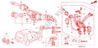 COMBINATION SWITCH (LH) for Honda HR-V HYPER 5 Doors 5 speed manual 2002