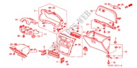 INSTRUMENT PANEL GARNISH (LH) for Honda HR-V HYPER 5 Doors 5 speed manual 2001