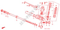 POWER STEERING GEAR BOX COMPONENTS (LH) for Honda HR-V 4WD 5 Doors 5 speed manual 2002