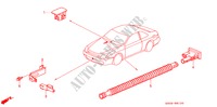 AIR CONDITIONER (SENSOR) for Honda PRELUDE VTI-R 2 Doors 4 speed automatic 2000