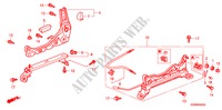 FRONT SEAT COMPONENTS (R.) (1) for Honda PRELUDE 2.0I 2 Doors 4 speed automatic 2000