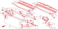 FRONT WINDSHIELD WIPER (LH) for Honda PRELUDE VTEC 2.2VTI 2 Doors 5 speed manual 2000