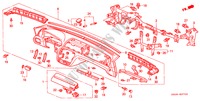 INSTRUMENT PANEL (LH) for Honda PRELUDE VTEC 2.2VTI 2 Doors 5 speed manual 2000