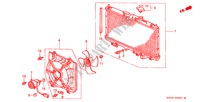 RADIATOR (TOYO) for Honda PRELUDE SI 2 Doors 5 speed manual 1999