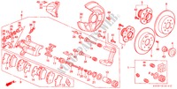 REAR BRAKE (DISK) for Honda PRELUDE SI 2 Doors 5 speed manual 1999