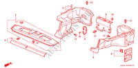 REAR TRAY/TRUNK GARNISH for Honda PRELUDE SI 2 Doors 5 speed manual 1999