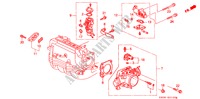 THROTTLE BODY (SOHC) for Honda PRELUDE 2.0I 2 Doors 5 speed manual 2001