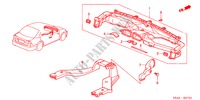 DUCT (LH) for Honda CIVIC EXI 4 Doors 5 speed manual 2004