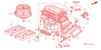 HEATER BLOWER (RH) for Honda CIVIC EXI 4 Doors 5 speed manual 2002