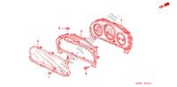 METER COMPONENTS (NS) (2) for Honda CIVIC VTI-SDS 4 Doors 5 speed manual 2004