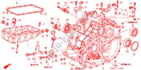 TRANSMISSION CASE/ OIL PAN (CVT) for Honda CIVIC VTI-S 4 Doors full automatic 2001