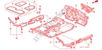 FLOOR MAT for Honda CIVIC VTI-DS 4 Doors 4 speed automatic 2005
