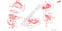 INSTRUMENT PANEL GARNISH (RH)(DRIVER SIDE) for Honda CIVIC EXI 4 Doors 5 speed manual 2005