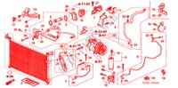 AIR CONDITIONER (HOSES/PIPES)(LH) for Honda CIVIC 1.6 ES 4 Doors 5 speed manual 2005