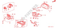 INSTRUMENT PANEL GARNISH (DRIVER SIDE) (LH) for Honda CIVIC 1.6 ES 4 Doors 5 speed manual 2005