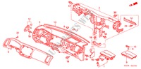 INSTRUMENT PANEL (LH) for Honda CIVIC 1.6 ES 4 Doors 5 speed manual 2005