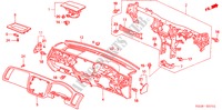 INSTRUMENT PANEL (RH) for Honda CIVIC GLI-A 4 Doors 4 speed automatic 2005