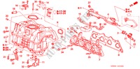 INTAKE MANIFOLD for Honda CIVIC 1.6 ES 4 Doors 5 speed manual 2005