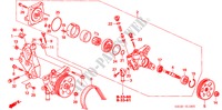 POWER STEERING PUMP /BRACKET for Honda CIVIC GLI-B 4 Doors 5 speed manual 2005