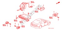 SRS UNIT (RH) for Honda CIVIC VTI 4 Doors 5 speed manual 2005