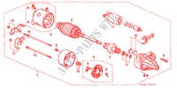 STARTER MOTOR (MITSUBISHI ) for Honda CIVIC EXI 4 Doors 5 speed manual 2005
