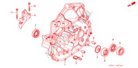 CLUTCH CASE for Honda CIVIC VI 5 Doors 5 speed manual 2001