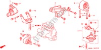 ENGINE MOUNTS (AT) for Honda CIVIC VTI 5 Doors 4 speed automatic 2001