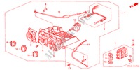 HEATER CONTROL for Honda CIVIC VI 5 Doors 5 speed manual 2001