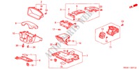 INSTRUMENT PANEL GARNISH (DRIVER SIDE) for Honda CIVIC VI 5 Doors 5 speed manual 2001