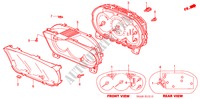 METER COMPONENTS (NS) for Honda CIVIC VI 5 Doors 5 speed manual 2001