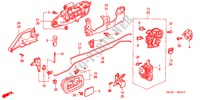 REAR DOOR LOCKS/ OUTER HANDLE for Honda CIVIC VI 5 Doors 5 speed manual 2001