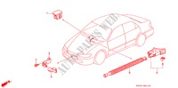 AIR CONDITIONER (SENSOR) for Honda ACCORD 2.0VTI 4 Doors 4 speed automatic 2000