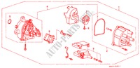 DISTRIBUTOR (TEC) (L4) for Honda ACCORD EXI 4 Doors 5 speed manual 2000
