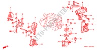 ENGINE MOUNTS (L4) (MT) for Honda ACCORD VTI-L 4 Doors 5 speed manual 1998