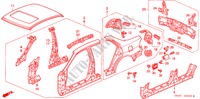 OUTER PANELS for Honda ACCORD 2.3VTI 4 Doors 5 speed manual 2000