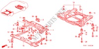 REAR BEAM/CROSS BEAM for Honda ACCORD 2.3 LEV 4 Doors 4 speed automatic 2000