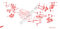 ENGINE MOUNTS (CVT) for Honda JAZZ 1.4LX 5 Doors full automatic 2002