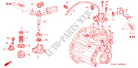 SHIFT LEVER/SHIFT ARM for Honda JAZZ VTI-S 5 Doors 5 speed manual 2005