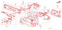 TAILLIGHT/LICENSE LIGHT (PGM FI) for Honda PRELUDE 2.0I-16 2 Doors 5 speed manual 1986