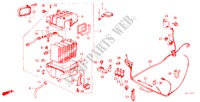 AIR CONDITIONER (COOLER UNIT)(D,P,Y) for Honda CIVIC SHUTTLE DX 5 Doors 3 speed automatic 1987