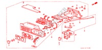 HEATER CONTROL for Honda LEGEND XI EXCLUSIVE 4 Doors 5 speed manual 1990