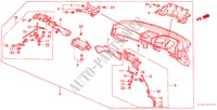 INSTRUMENT PANEL ASSY. (RH) for Honda LEGEND EX 4 Doors 5 speed manual 1990