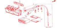 SPEEDOMETER/ ELECTRONIC NAVIGATOR for Honda LEGEND EX 4 Doors 5 speed manual 1989