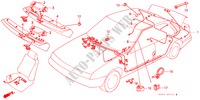 WIRE HARNESS (2) for Honda LEGEND XI EXCLUSIVE 4 Doors 5 speed manual 1990