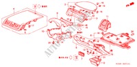 INSTRUMENT PANEL GARNISH (DRIVER SIDE) (RH) for Honda ACCORD VTI 4 Doors 5 speed automatic 2005