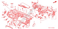 INSTRUMENT PANEL (LH) for Honda ACCORD VTIL 4 Doors 5 speed manual 2006