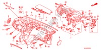 INSTRUMENT PANEL (LH) for Honda ACCORD VTIL 4 Doors 5 speed manual 2007