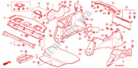REAR TRAY/SIDE LINING for Honda ACCORD VTIL 4 Doors 5 speed manual 2007