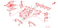 INTAKE MANIFOLD (CARBURETOR) for Honda ACCORD EX 1600 4 Doors 5 speed manual 1989