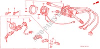 SWITCH (2) for Honda ACCORD STD 4 Doors 5 speed manual 1989